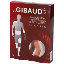 GIBAUD GINOCCHIERA BIESTENSIVA FELPATA CAMEL DM