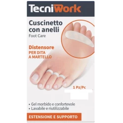 TECNIWORK CUSCINETTO PER DITA CON ANELLI MEDIUM/LARGE SX 1pz DISPOSITIVO MEDICO CE