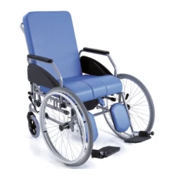 MORETTI SEDIA COMODA A TELAIO RIGIDO IN ACCIAIO VERNICIATO RC345 DISPOSITIVO MEDICO CE