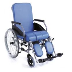 MORETTI SEDIA COMODA RECLINABILE, RUOTE GRANDI POSTERIORI DM RC340