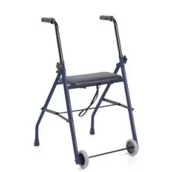 MORETTI ROLLATOR PIEGHEVOLE IN ACCIAIO 2 RUOTE CON SEDILE RP682 DM