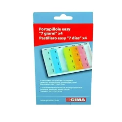 GIMA PORTAPILLOLE EASY 7GIORNIX4