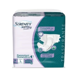 SERENITY PANNOLONE MUTANDINA SD SENSITIVE MAXI L pz.15 DISPOSITIVO MEDICO CE